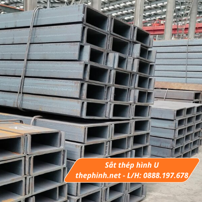 Sắt thép hình U đa dạng quy cách: U50, U60, U65, U75, U80, U100, U120, U140, U150, U160, U175, U180, U200, U220, U250, U280, U300, U350, U380, U400.